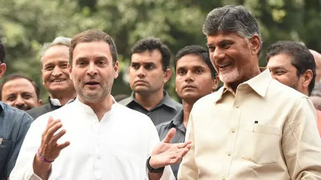 Rahul Gandhi, Chandrababu 