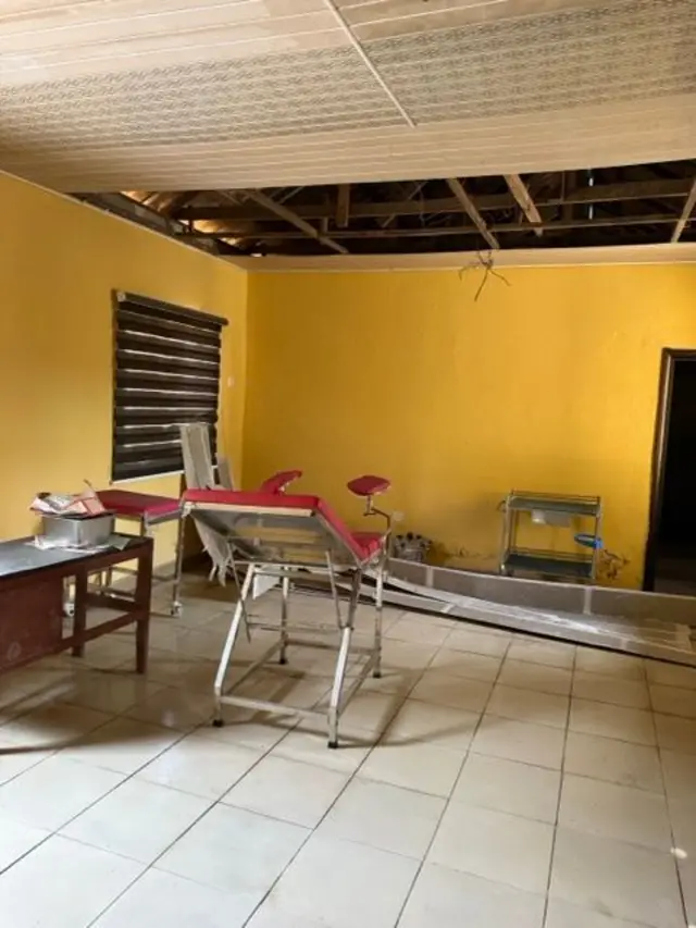 Foto of delivery theatre for Gbokoda Health Centre, Warri South LGA , Delta State , Southern Nigeria.