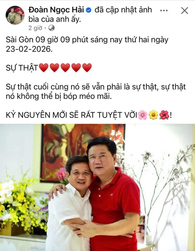 Bài đăng của ông Đoàn Ngọc Hải 