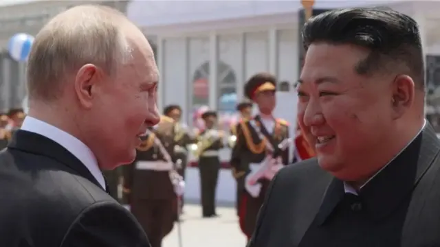 Perezida Kim yakira mugenzi we Putin mu gitondo kuri uyu wa gatatu i Pyongyang