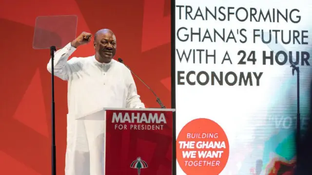 John Dramani Mahama oge ọ na-achụ nta vootu