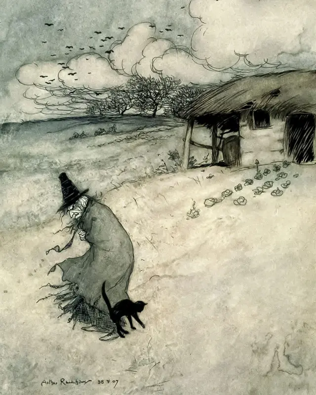 இன்றைய காலத்தில் சூனியக்காரியை அருவருப்பான, வயதான பெண் என்று கற்பனை செய்வது பெரும்பாலும் பாம் எழுதிய The Wonderful Wizard of Oz நாவலின் தாக்கம் தான்.
