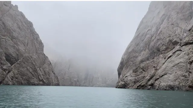 Арылап бара бергенибизде коюу туман каптап, көп өтпөй кар себелеп кирди. Зоолордун сүрүн элестетип көрүңүз