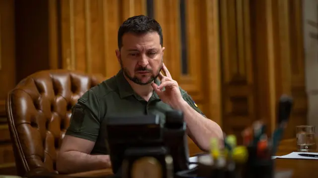 Presiden Ukraina Volodymyr Zelensky