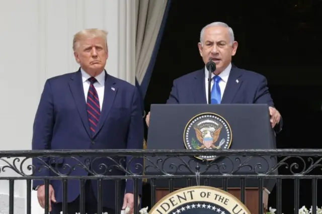 Com Trump, Netanyahu tinha um forte aliado na Casa Branca.