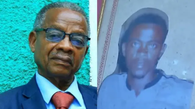 አቶ ማቲዎስ ደስታ እና በስለት ተወግቶ የተገደለው ልጃቸው