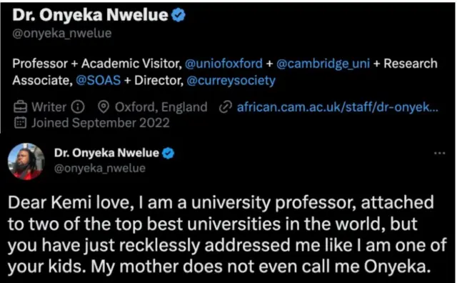 Ozi Onyeka Nwelue wepụtaburu n'akara 