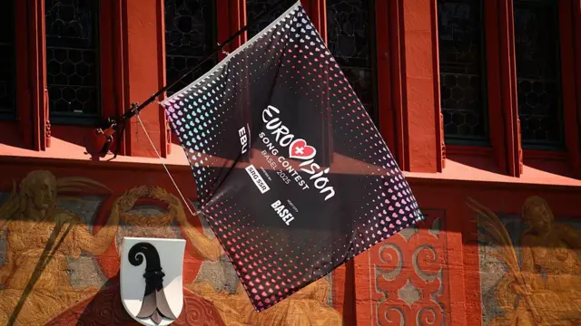 флаг Евровидения 2025 в Базеле