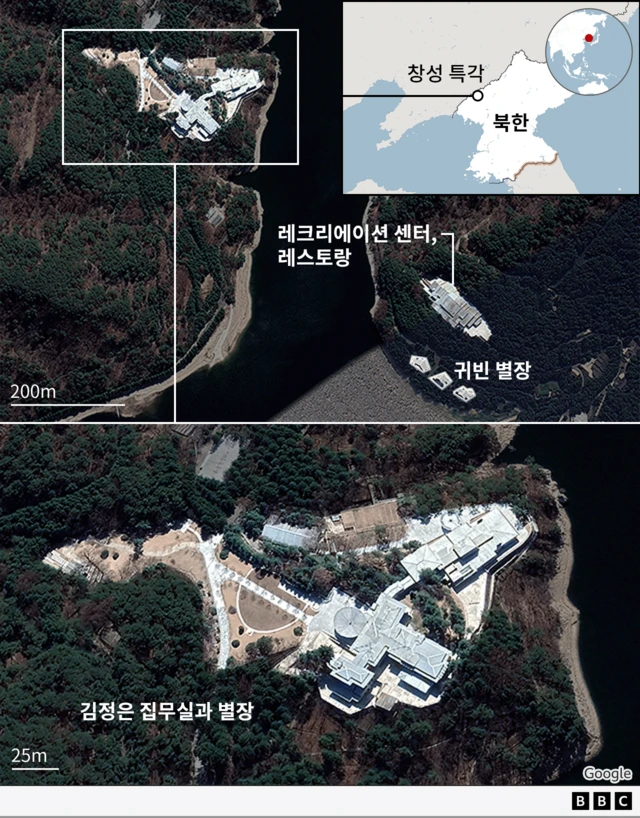 압록강 근처에 위치한 창성 특각