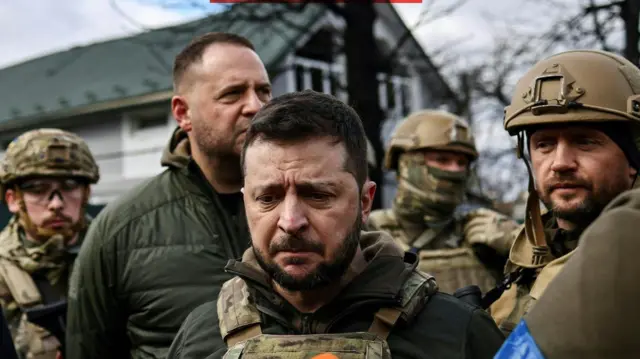 Ukrayna lideri Volodimir Zelensiy.