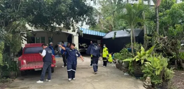 Police dey search di areas wia di shooting happun