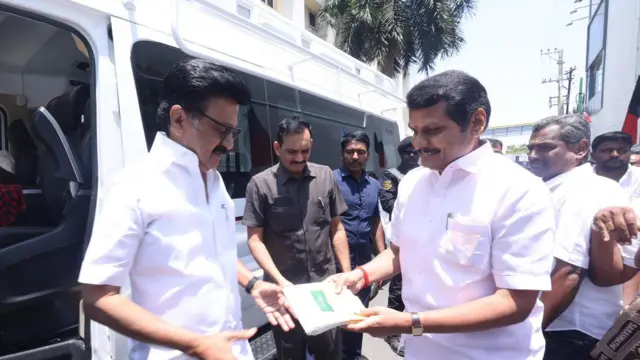 முதலமைச்சர் ஸ்டாலினுடன் செந்தில் பாலாஜி 