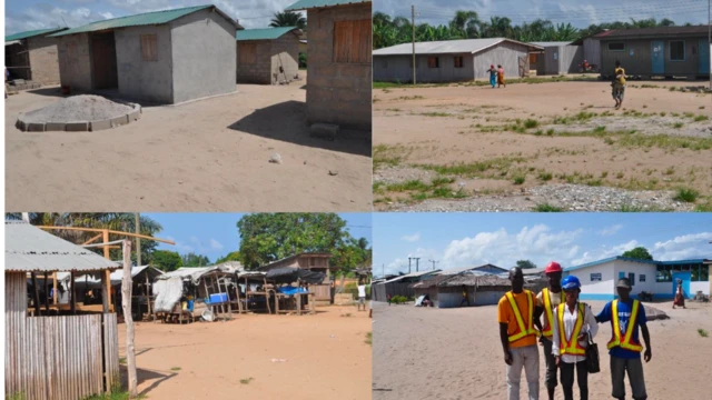 Ampain Refugee Camp in the western region