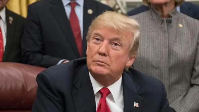 अमेरिकी राष्ट्रपति ट्रंप 