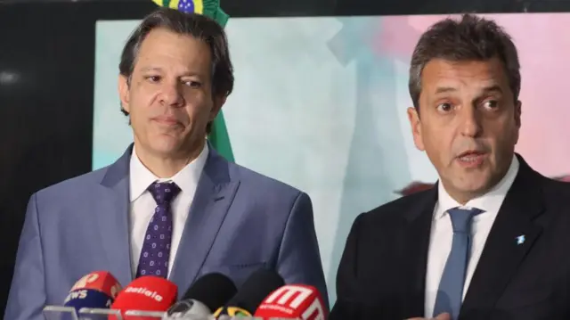 Haddad e Sergio Massa