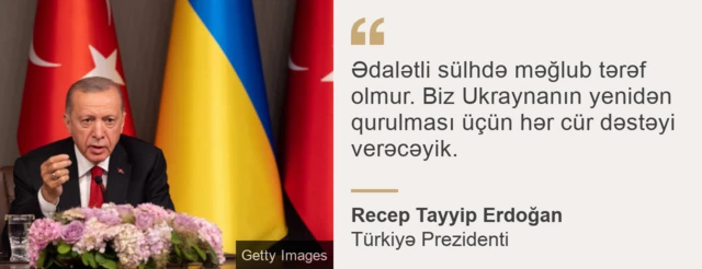 Recep Tayyip Erdoğandan sitat