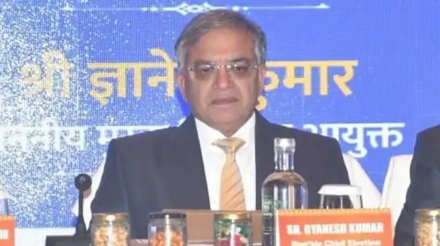 मुख्य निवडणूक आयुक्त ज्ञानेश कुमार