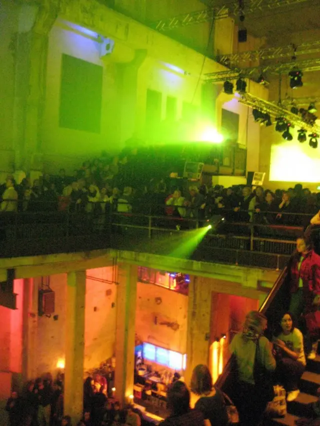 Interior de Berghain en 2007, a tres años de su apertura.
