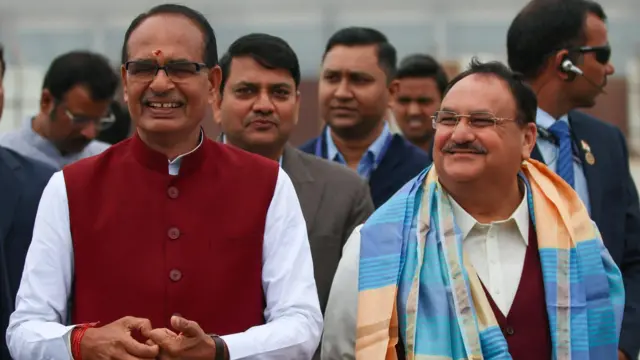 शिवराज सिंह चौहान और जेपी नड्डा