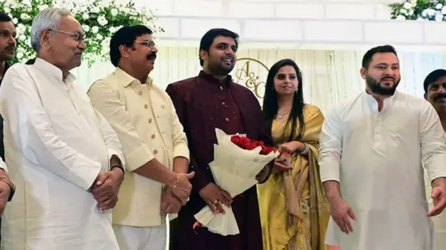 आनंद मोहन, नीतीश कुमार, चेतन आनंद और तेजस्वी यादव