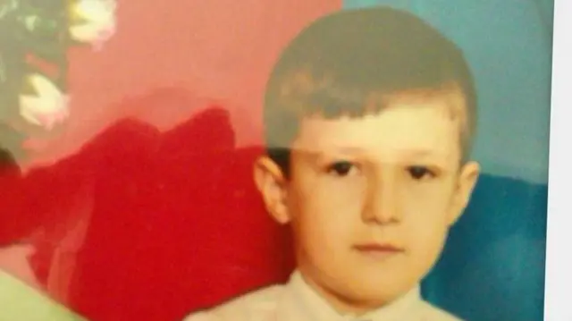 Михайло Федоров у початковій школі, середина 90-х