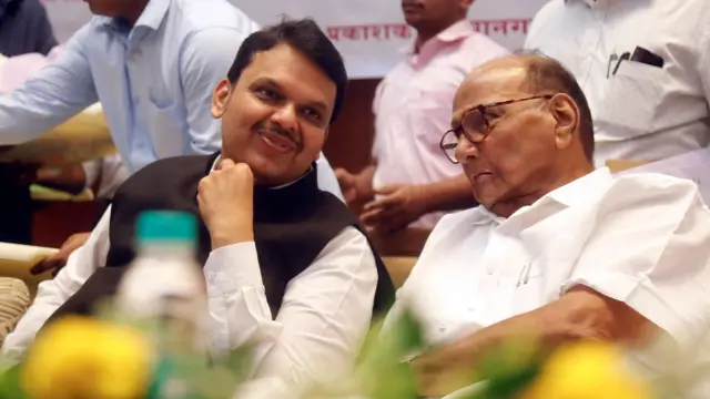 शरद पवार आणि देवेंद्र फडणवीस