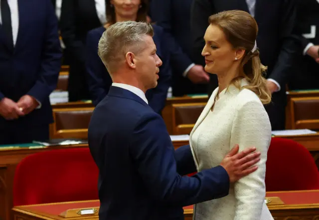 Петер Мађар честита новој председници Скупштине Мађарске Агнеш Форстхофер