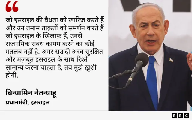 नेतन्याहू का बयान