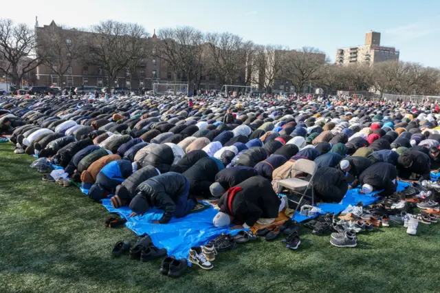 برگزاری نماز عید در نیویارک