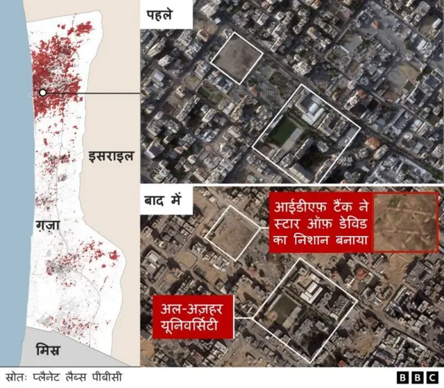 सैटेलाइट तस्वीरें