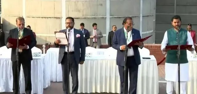 শপথ নিচ্ছেন নতুন সরকারের প্রতিমন্ত্রীরা