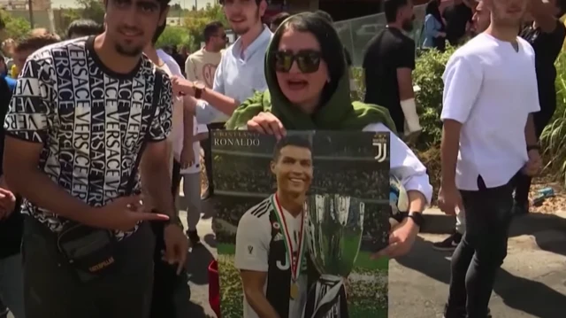استقبال حافل لرونالدو في طهران