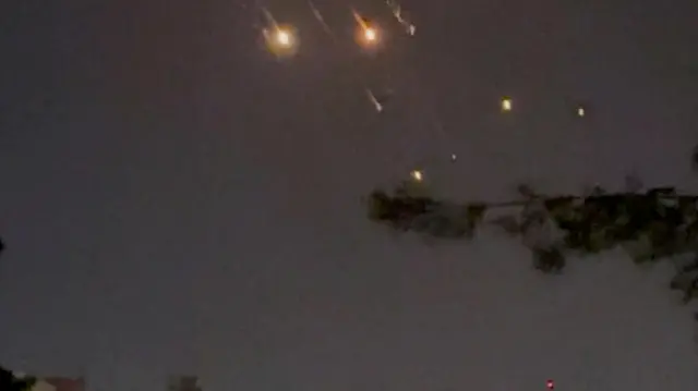 صواريخ في سماء إسرائيل