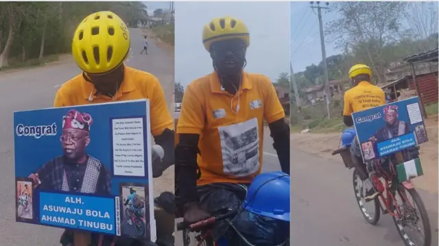 Alhaji Abdulahi Obodo ati kẹkẹ rẹ