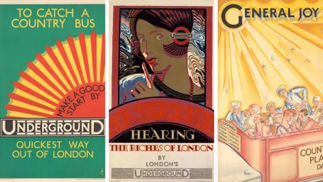 London Underground Art Deco posters on show at transport museum