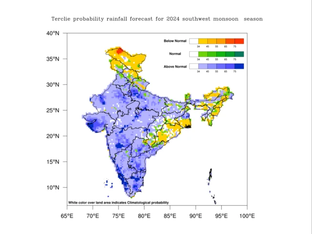 2024 मध्ये देेशभरात मान्सून असा असेल. हवामान विभागाचं भाकित.