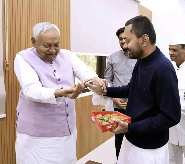  நிதிஷ் குமாரின் மகன் நிஷாந்த் 