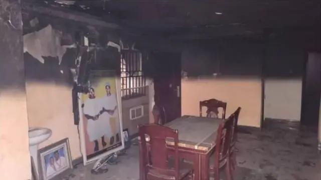 Aworan ile Sunday Igboho lẹyin ikọlu