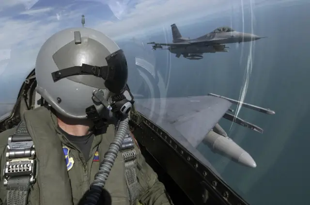 Piloto en F-16