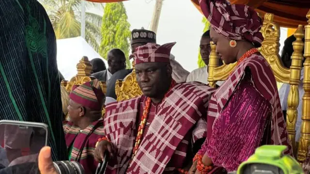 Alaafin Abimbola Owoade ati Olori Abiwumi Owoade