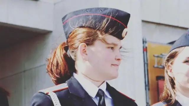 Ариадна Литвинова в полицейской форме
