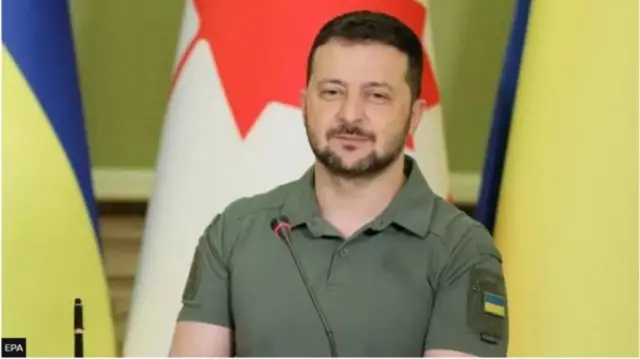ইউক্রেনের প্রেসিডেন্ট ভলোদিমির জেলেনস্কি