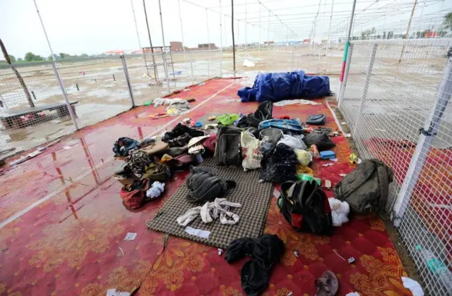 हाथरसमा सत्सङ्ग आयोजना भएको स्थान