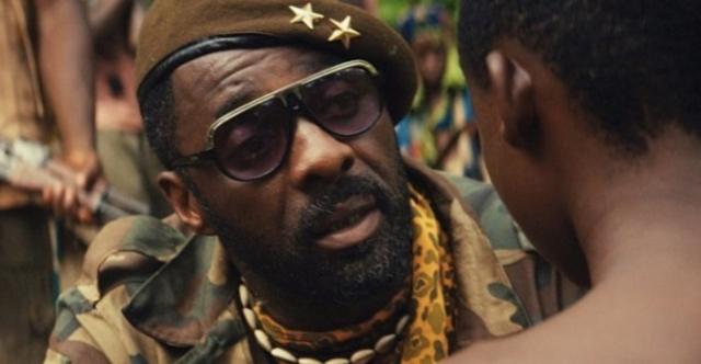 Idris Elba in Beasts of no nation movie 