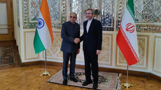 भारत के विदेश सचिव और ईरान के विदेश उप-मंत्री