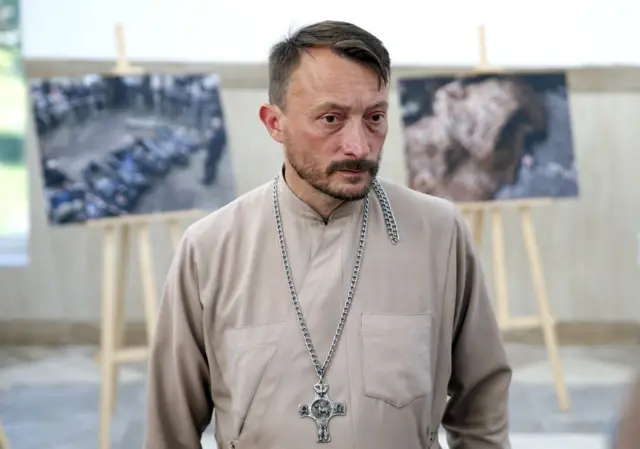 Андрій Галавін, настоятель храму Андрія Первозванного у місті Буча