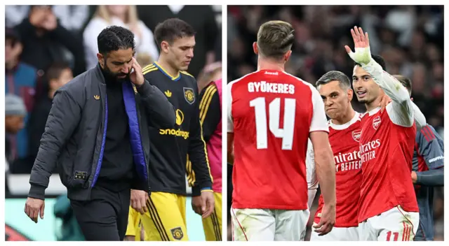 Leenjisaa maanchister Yuunaayitid Ruuben Amoorimii fi taphattoota Arsenaal gara bitaan