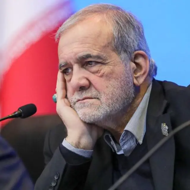 el presidente iraní Masoud Pezeshkian 