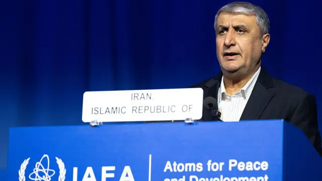محمد اسلامی، رئیس سازمان انرژی اتمی ایران به تندی از رافائل گروسی انتقاد کرد