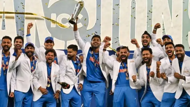 ચૅમ્પિયન્સ ટ્રોફી 2025 ભારત વિજેતા, ન્યૂઝીલૅન્ડની હાર, પાકિસ્તાનમાં નિરાશા, રોહિત શર્મા,રચિન રવિન્દ્રન, બીબીસી ગુજરાતી, બીબીસી ન્યૂઝ ગુજરાતી 